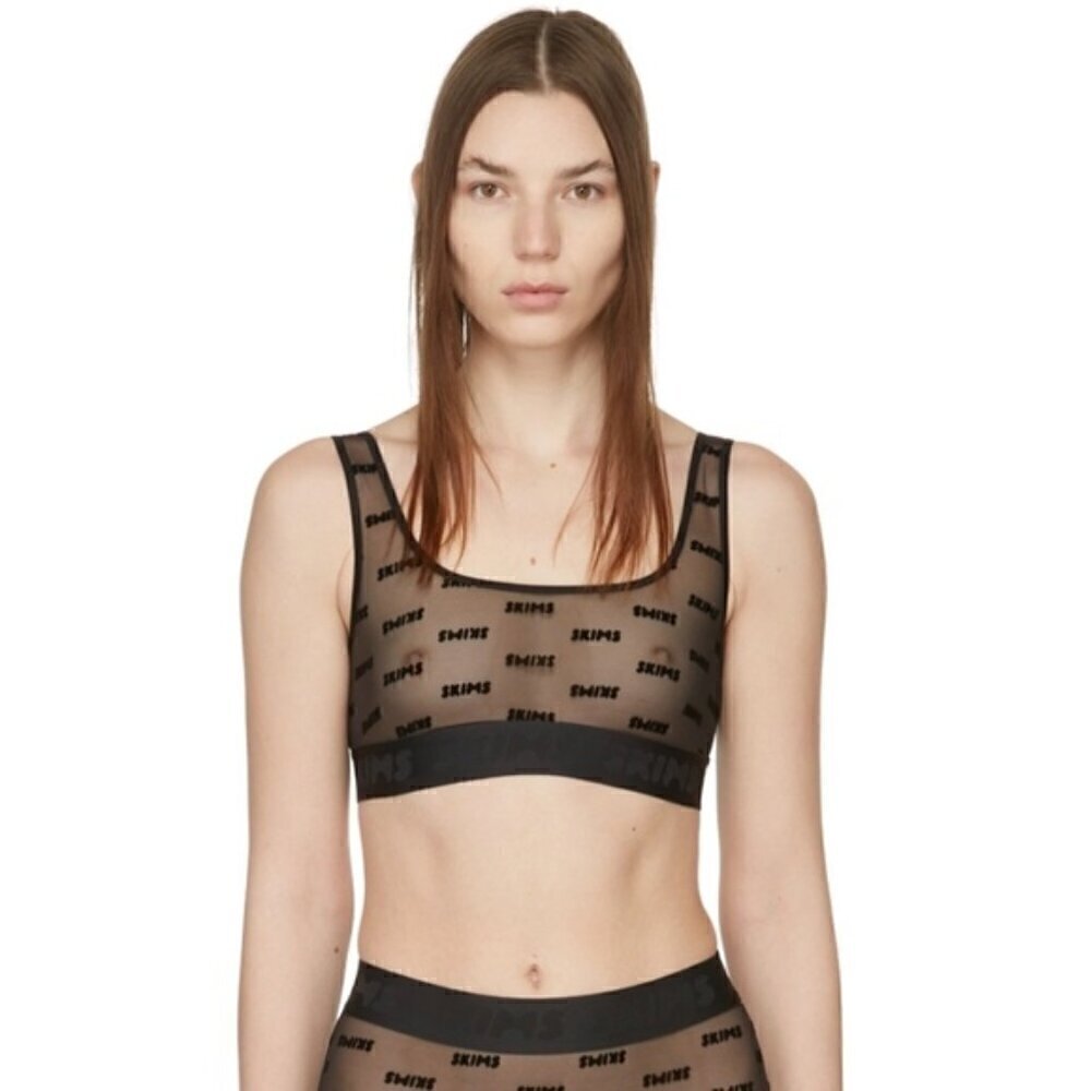 SKIMS Black After Hours Bra Onyx sz XXS NWT